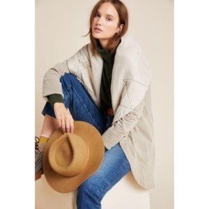 Anthropologie On the Road Misty Quilted Coat